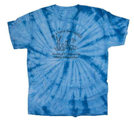 Classic Tie Dye Tee with a Venderick’s Healing Paw design