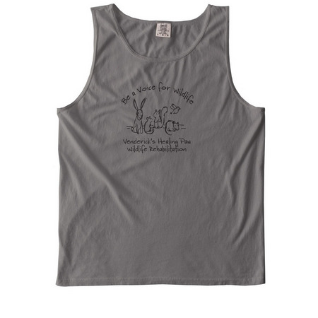 Comfort Colors Tank Top with a Venderick’s Healing Paw design