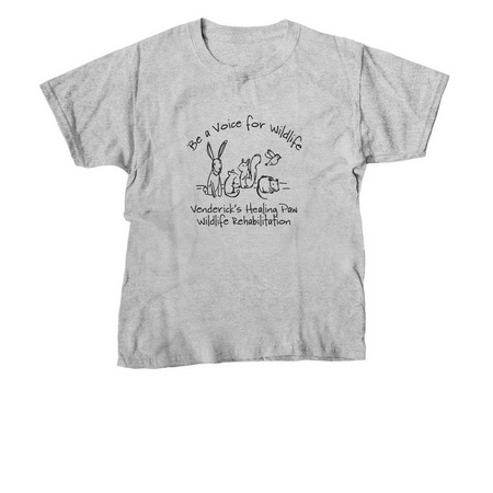 Youth Unisex Tee with a Venderick’s Healing Paw design
