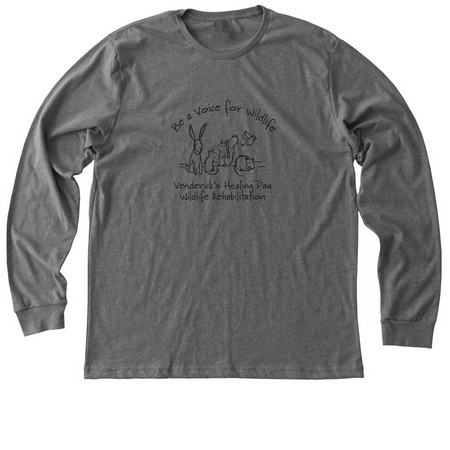 Premium Long Sleeve Tee with a Venderick’s Healing Paw design