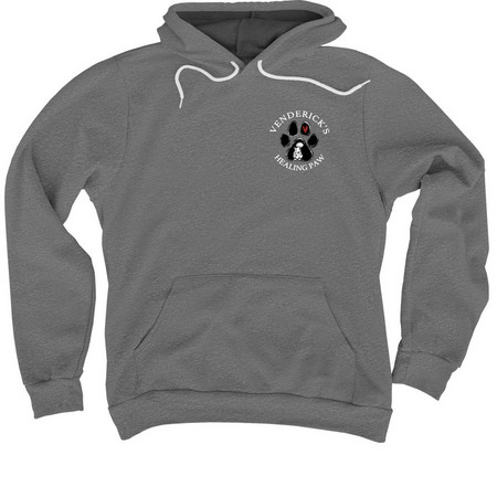 Premium Pullover Hoodie with a Venderick’s Healing Paw design
