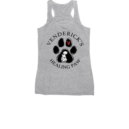Women's Racerback with a Venderick’s Healing Paw design