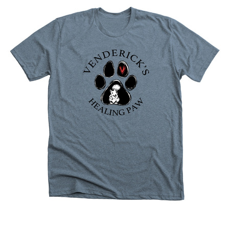 Premium Unisex Tee with a Venderick’s Healing Paw design