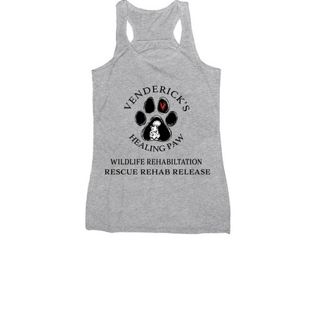 Women's Racerback with a Venderick’s Healing Paw design