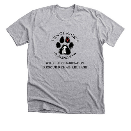 Premium Unisex Tee with a Venderick’s Healing Paw design