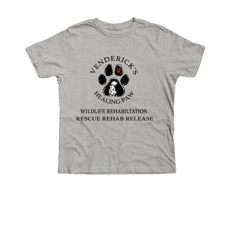 Premium Youth Tee with a Venderick’s Healing Paw design